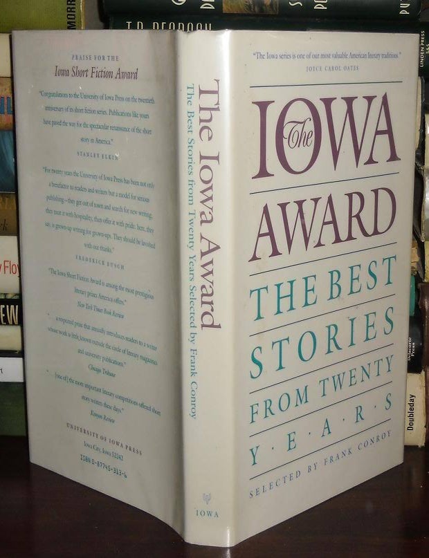 Item #27322 THE IOWA AWARD : The Best Stories from Twenty Years. Frank Conroy.