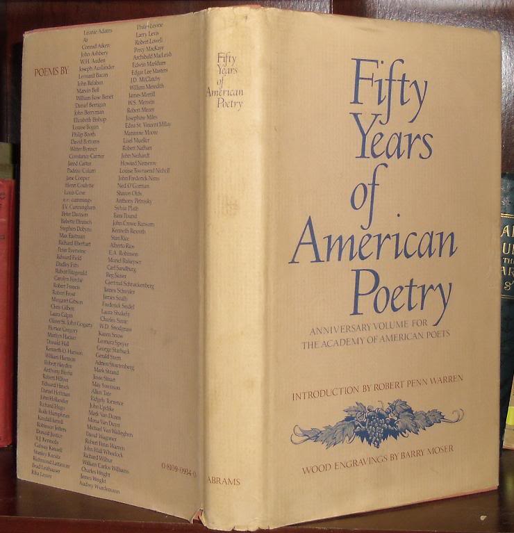 Item #27375 FIFTY YEARS OF AMERICAN POETRY Anniversary Volume for the Academy of American Poets. Robert Penn Warren, Moser Barry.
