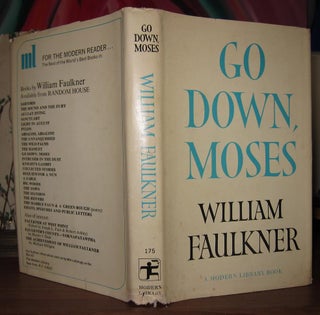 Item #30685 GO DOWN MOSES Modern Library. William Faulkner