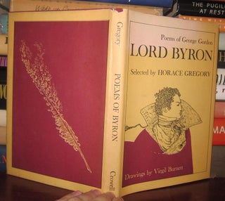 Item #33072 POEMS OF GEORGE GORDON, LORD BYRON. Lord Byron, Horace Gregory, George Gordon...