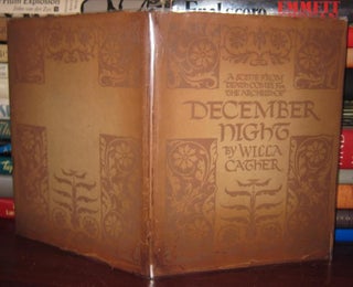 Item #34918 DECEMBER NIGHT : A Scene from Death Comes for the Archbishop. Willa Cather
