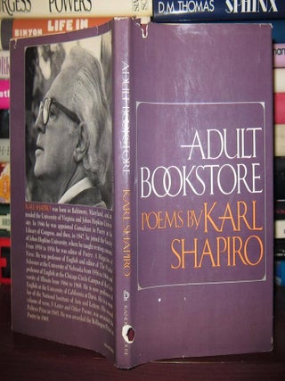 Item #40621 ADULT BOOKSTORE. Karl Shapiro