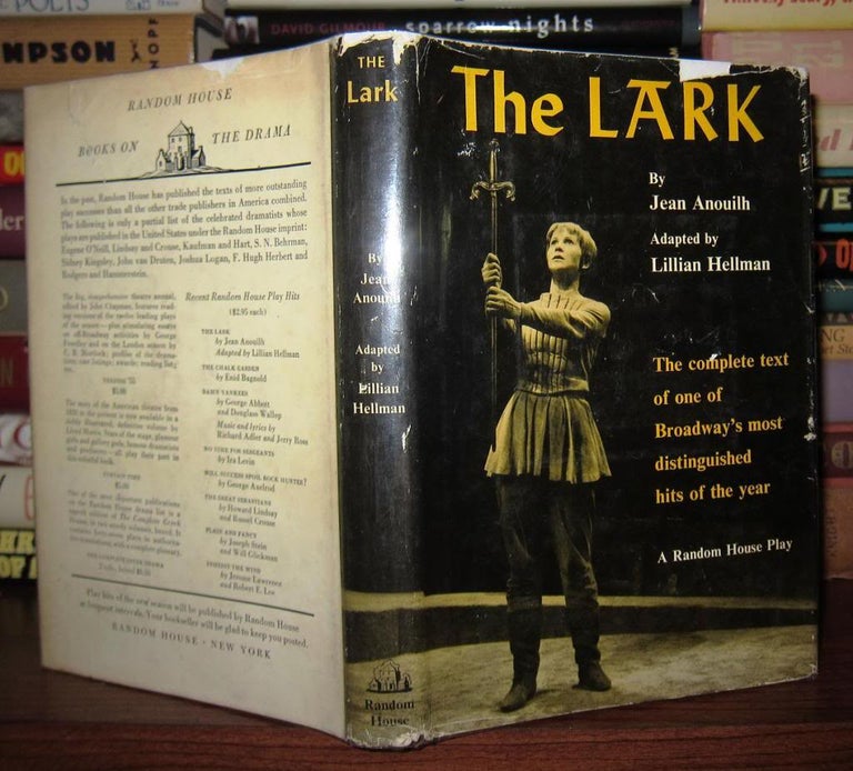 Item #41008 THE LARK. Jean Anouilh, Adapted Lillian Hellman.