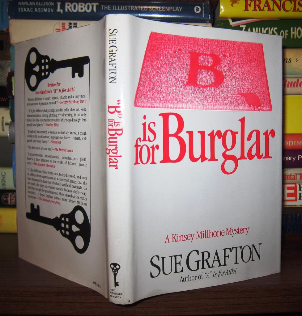 B IS FOR BURGLAR A Kinsey Millhone Mystery | Sue Grafton | Book Club ...