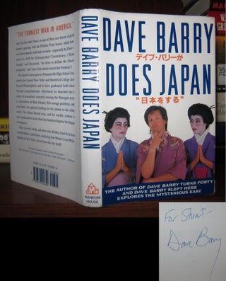 Item #42665 DAVE BARRY DOES JAPAN Signed 1st. Dave Barry