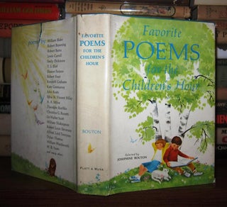 Item #42821 FAVORITE POEMS FOR THE CHILDREN'S HOUR. Josephine Bouton