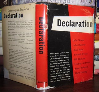 Item #45477 DECLARATION. Lindsay Anderson, Edited Tom Maschler, John Wain, Bill Hopkins, Colin...
