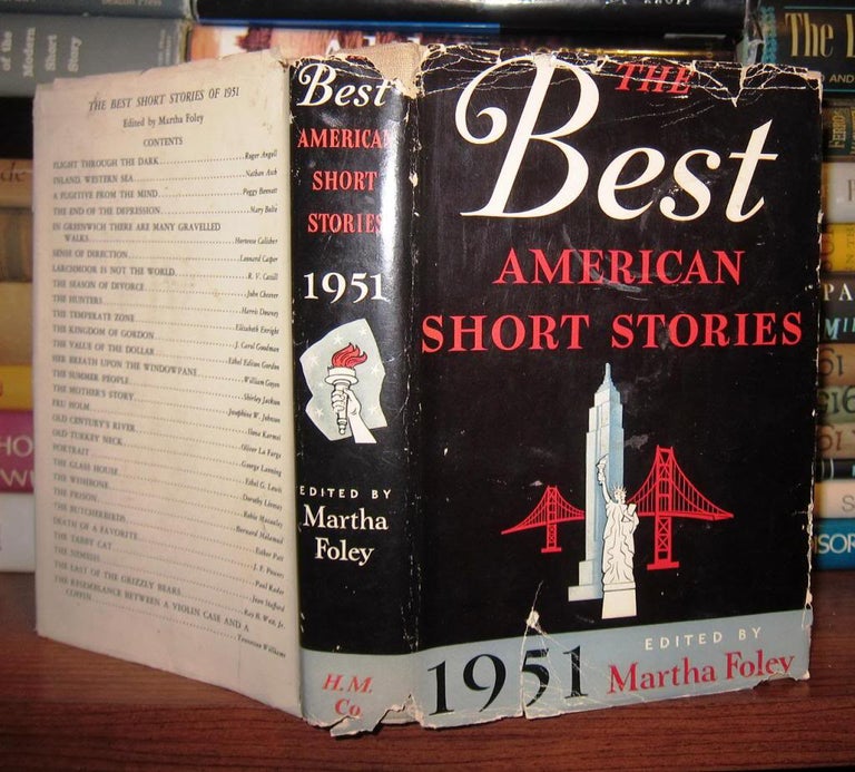 Item #45700 THE BEST AMERICAN SHORT STORIES 1951. Martha Foley, Tennessee Williams, Jean Stafford, Bernard Malamud, Shirley Jackson, John Cheever, R. V. Cassill, Ed. - Hortens Calisher.