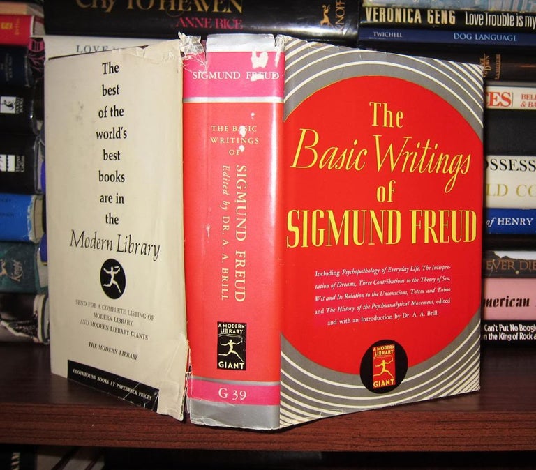 Item #47538 THE BASIC WRITINGS OF SIGMUND FREUD. Sigmund Freud, Dr. A. A. Brill Edited and, Edited, Dr. A. A. Brill.