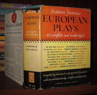 Item #48850 SIXTEEN FAMOUS EUROPEAN PLAYS. Bennett A. Cerf, Maxim Gorky Van H. Cartmell - Henrik...
