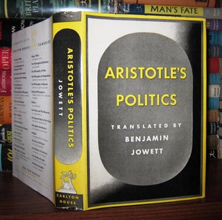 Item #48995 ARISTOTLE'S POLITICS. Aristotle, Translated Benjamin Jowett