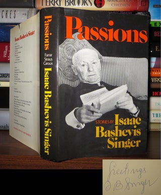 Item #49470 PASSIONS Signed 1st. Isaac Bashevis Singer