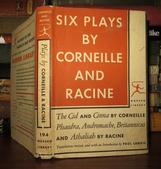 Item #51649 SIX PLAYS BY CORNEILLE AND RACINE. Pierre Corneille, Jean Racine