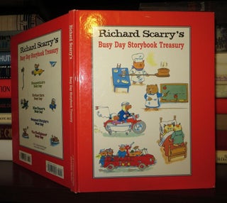 Item #52018 RICHARD SCARRY'S BUSY DAY STORYBOOK TREASURY. Richard Scarry