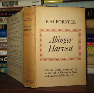 Item #52884 ABINGER HARVEST. E. M. Forster, Edward Morgan