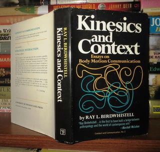 Item #54079 KINESICS AND CONTEXT Essays on Body Motion Communication. Ray L. Birdwhistell