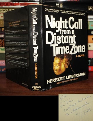 Item #54380 NIGHT CALL FROM A DISTANT TIME ZONE Signed 1st. Herbert Lieberman