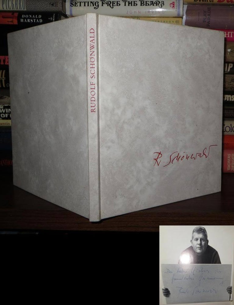 Item #56523 RUDOLF SCHONWALD ZEICHNUNGEN DRUCKGRAPHIK 1950 - 1970; Signed 1st. Rudolf Schonwald.