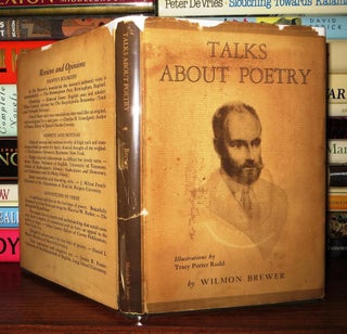 Item #58161 TALKS ABOUT POETRY. Wilmon Brewer