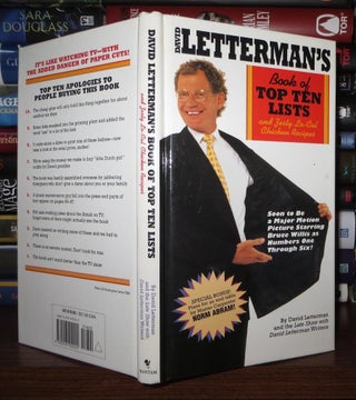 Item #59308 DAVID LETTERMAN'S BOOK OF TOP TEN LISTS. David Letterman