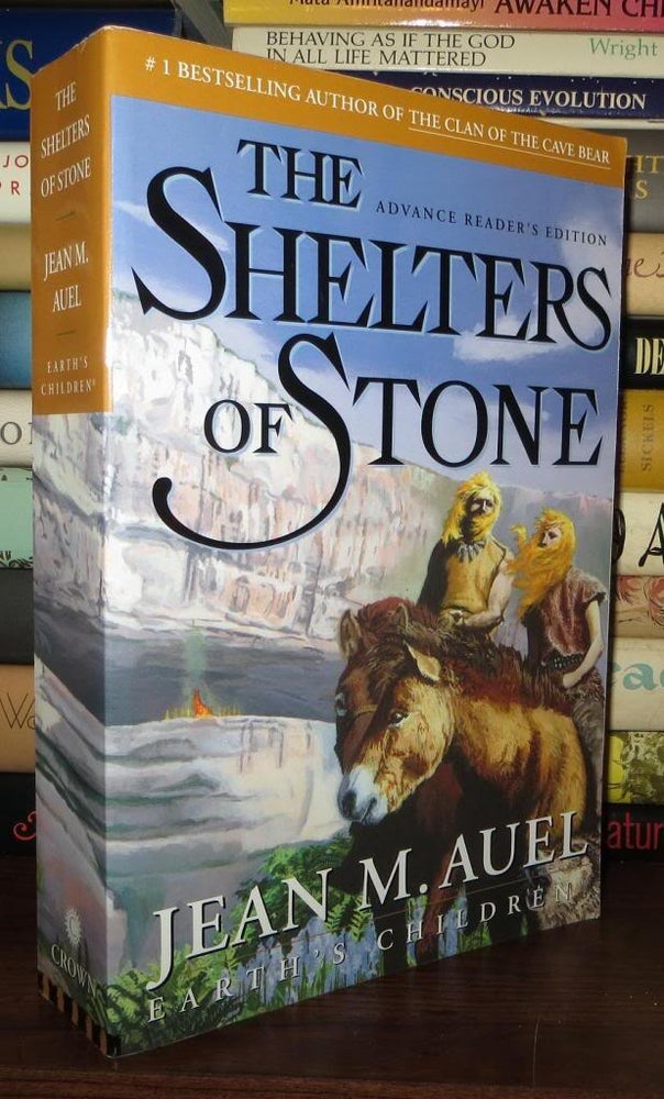Item #61722 THE SHELTERS OF STONE Earth's Children, Book 5. Jean M. Auel.