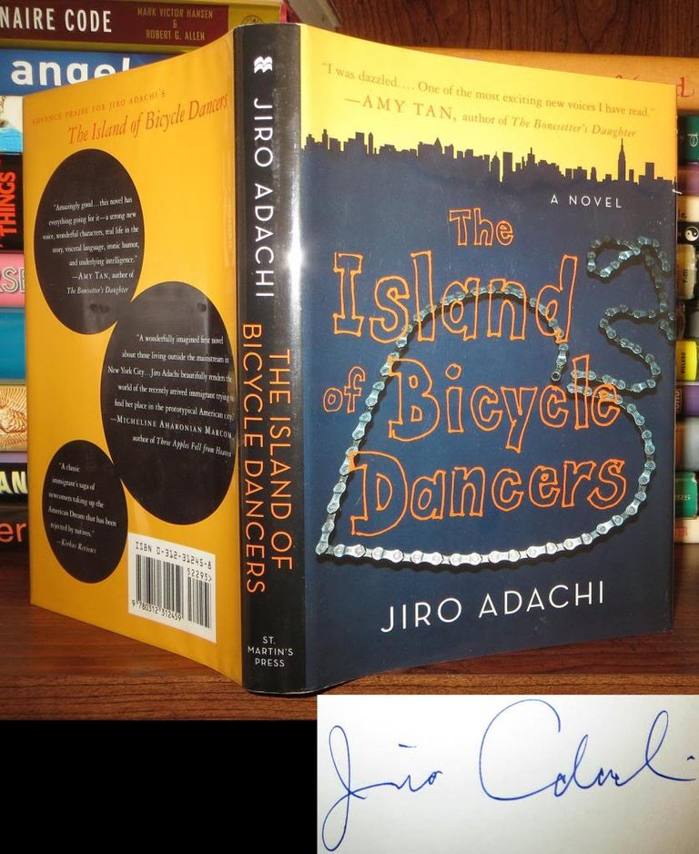 Item #61966 THE ISLAND OF BICYCLE DANCERS Signed 1st. Jiro Adachi.