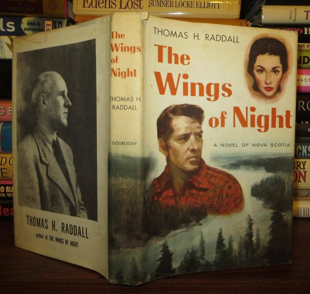 Thomas Raddall Library THE WINGS OF NIGHT | Thomas H. Raddall | Book Club Edition