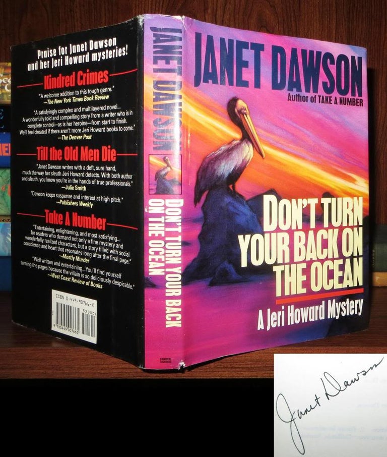 Item #63440 DON'T TURN YOUR BACK ON THE OCEAN Signed 1st. Janet Dawson.