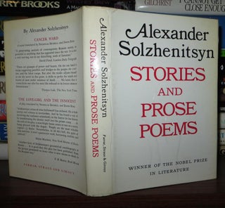 Item #64642 STORIES AND PROSE POEMS. Alexander Solzhenitsyn