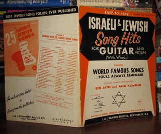 Item #66930 ISRAELI & JEWISH SONG HITS FOR GUITAR AND VIOLIN. Ben Jaffe, Jack Kammen
