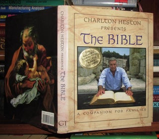 Item #67286 CHARLTON HESTON PRESENTS THE BIBLE. Charlton Heston