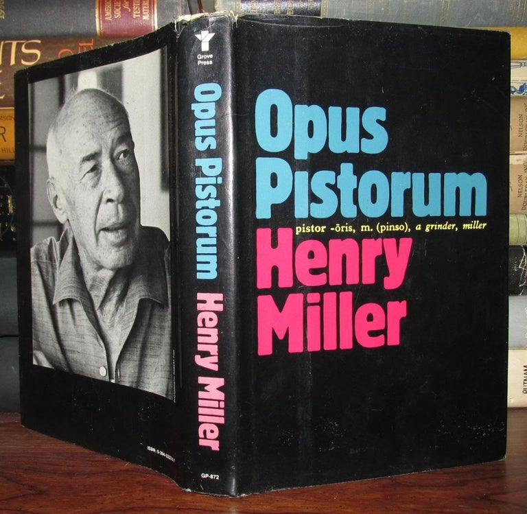 Item #67419 OPUS PISTORUM. Henry Miller.