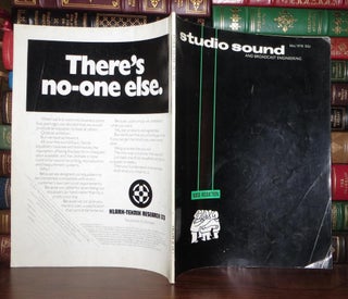 Item #68813 STUDIO SOUND AND BROADCAST ENGINEERING May 1978, Volume 20, Number 5. Terry Nelson