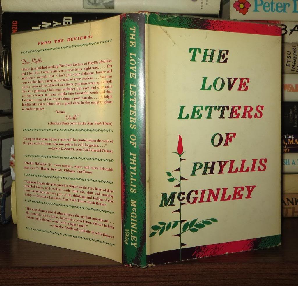 THE LOVE LETTERS OF PHYLLIS MCGINLEY | Phyllis McGinley | First Edition ...