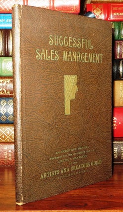 Item #69490 SUCCESSFUL SALES MANAGEMENT Signed 1st. Will Connelly