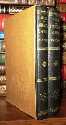 Item #72808 SYNAGOGUE SERVICE New Year & Atonement [2 Volume Set]. Arthur Davis, Herbert M. Adler