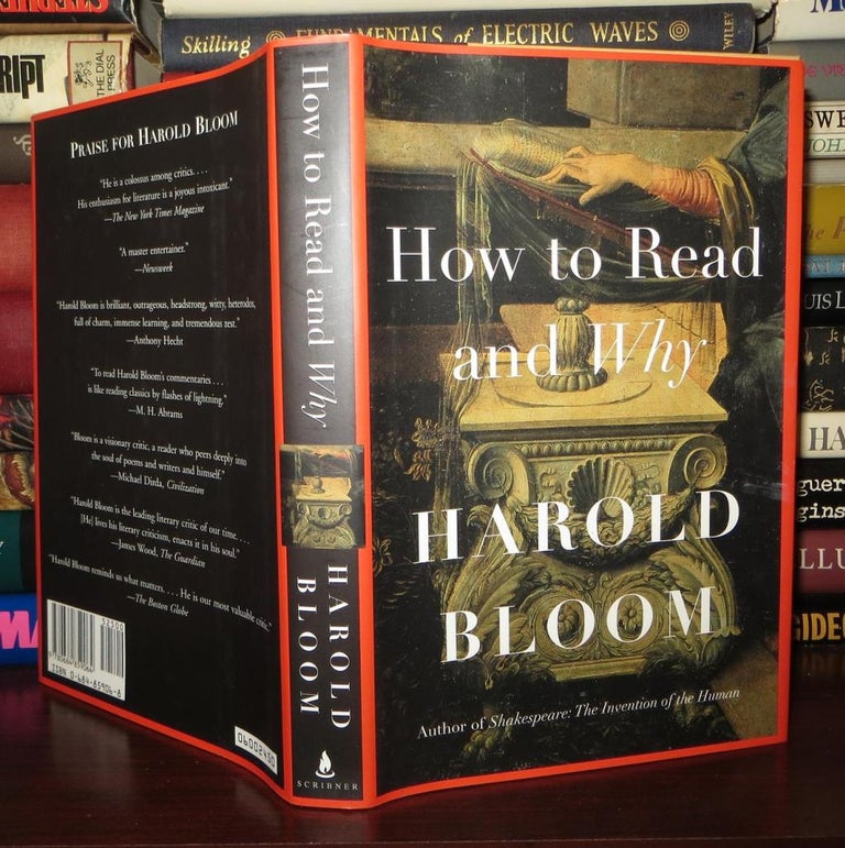 Item #73453 HOW TO READ AND WHY. Harold Bloom.