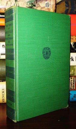 Item #74718 THE TIMES OF MELVILLE AND WHITMAN. Van Wyck Brooks