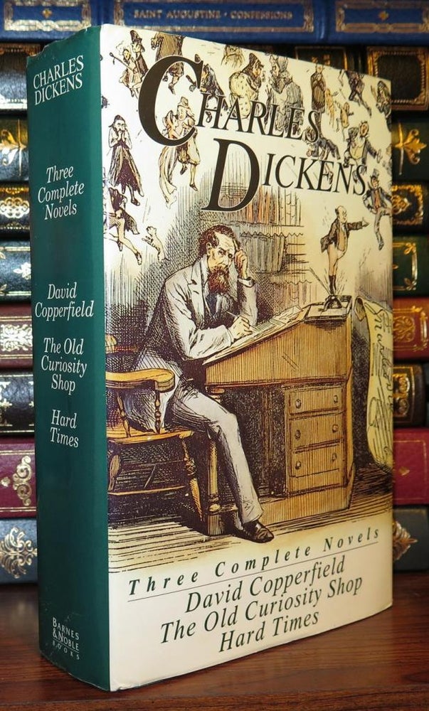 Item #77771 THREE COMPLETE NOVELS David Copperfield ; the Old Curiosity Shop ; Hard Times. Charles Dickens.