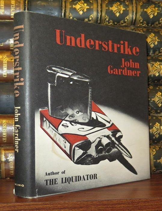 UNDERSTRIKE | John Gardner | Book Club Edition
