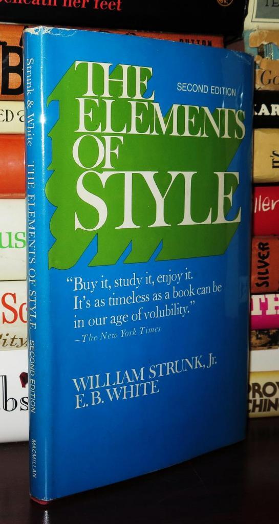 THE ELEMENTS OF STYLE | William Jr. Strunk, E. B. White | Second ...