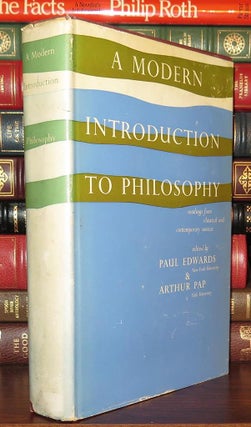 Item #82755 A MODERN INTRODUCTION TO PHILOSOPHY Readings from Classical and Contemporary Sources....