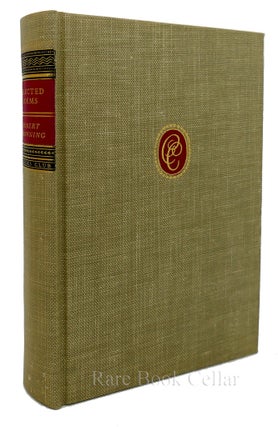 Item #84958 THE SELECTED POEMS OF ROBERT BROWNING. Robert Browning