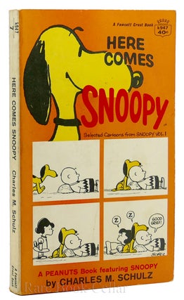 Item #88641 HERE COMES SNOOPY Selected Cartoons from Snoopy, Vol. I. Charles M. Schulz