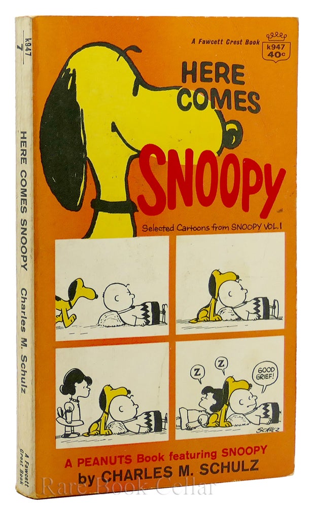 Item #88641 HERE COMES SNOOPY Selected Cartoons from Snoopy, Vol. I. Charles M. Schulz.