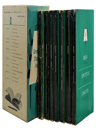 Item #88940 THE GREAT BOOKS DISCUSSION PROGRAM. SET 5 (VOLUME THREE IS MISSING). Dante Ibsen, Et....