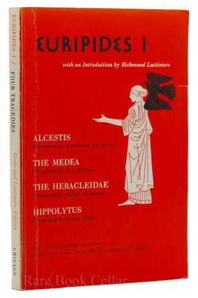 Item #88948 EURIPIDES I Alcestis; the Medea; the Heracleidae; Hippolytus. David Grene Euripides,...