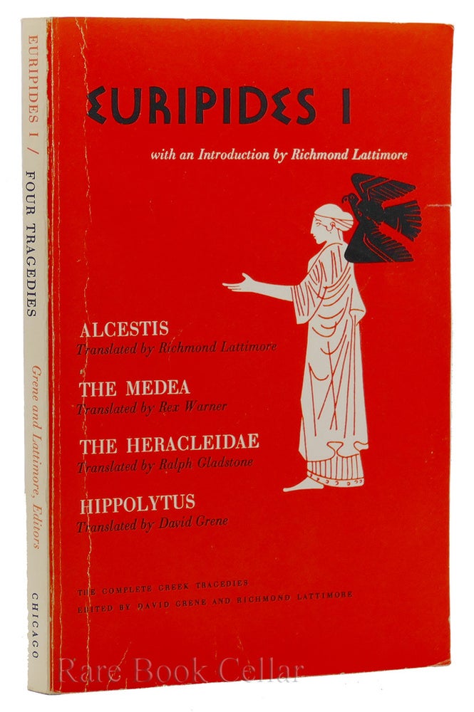 Item #88948 EURIPIDES I Alcestis; the Medea; the Heracleidae; Hippolytus. David Grene Euripides, Richmond Lattimore.