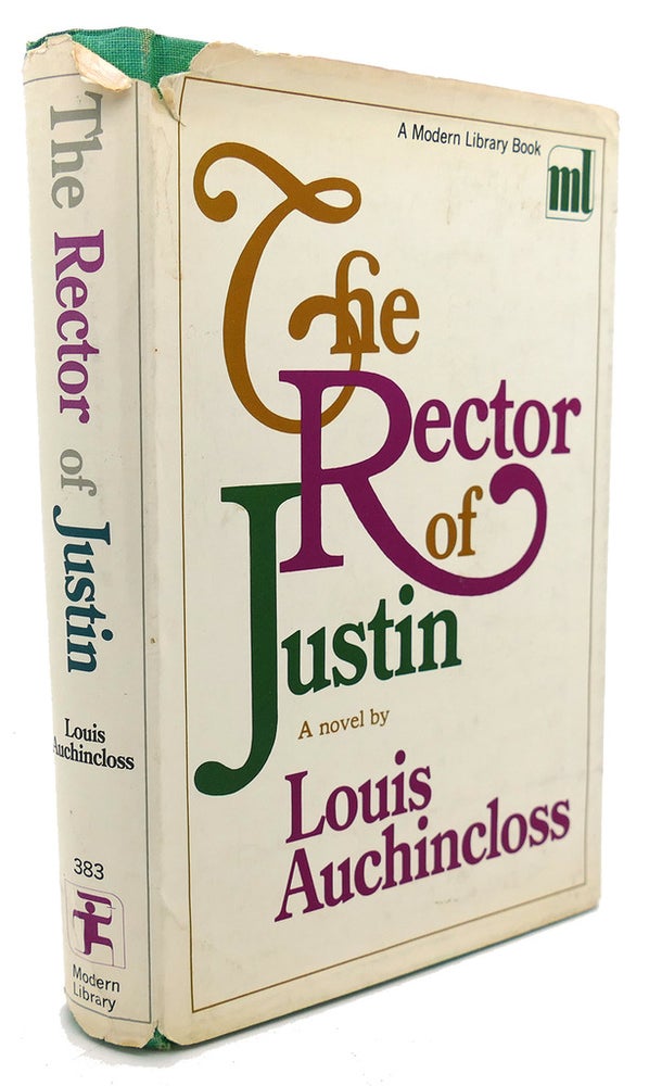 Item #92644 THE RECTOR OF JUSTIN. Louis Auchincloss.