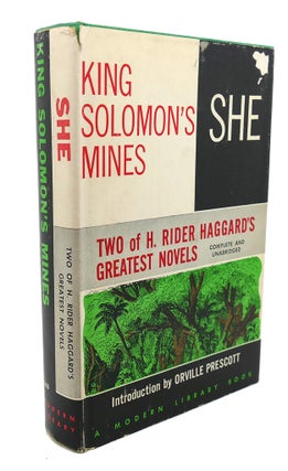 Item #93686 SHE & KING SOLOMON MINES. H. Rider Haggard